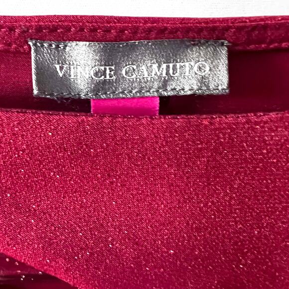 VINCE CAMUTO Shimmer Cutout Top Size Medium NWT - Picture 3 of 8